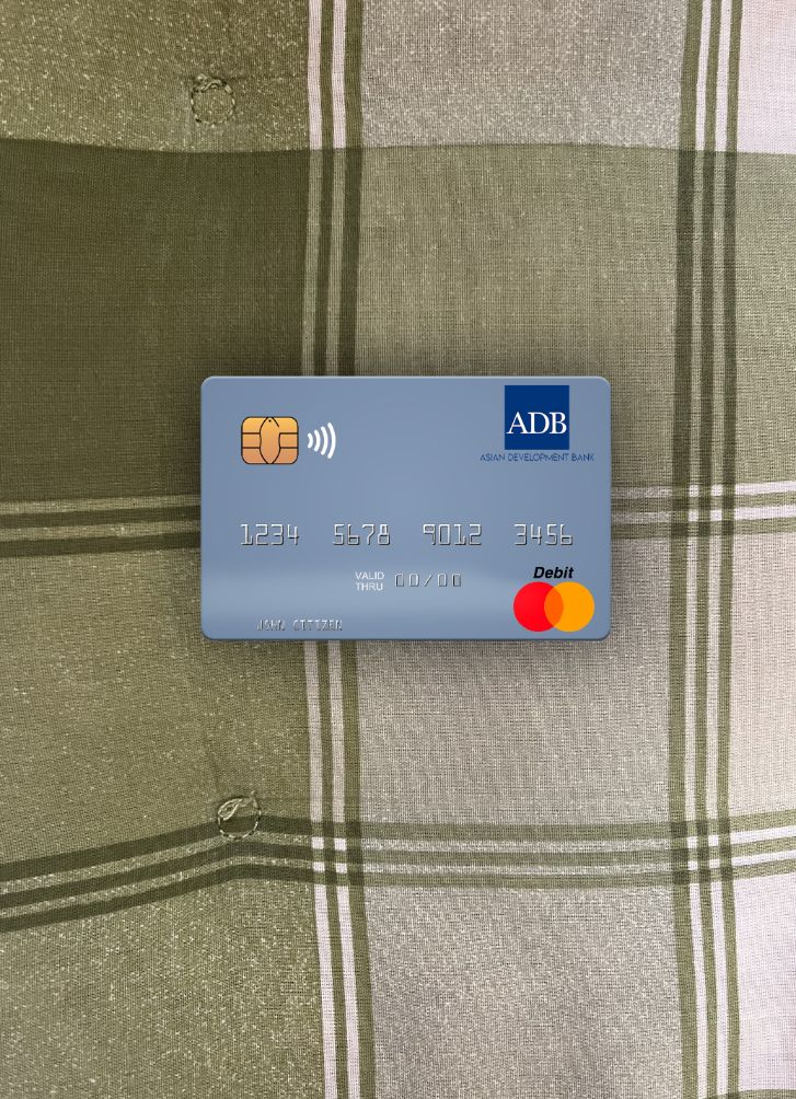 Download Palau ADB Bank mastercard photolook front Photoshop template